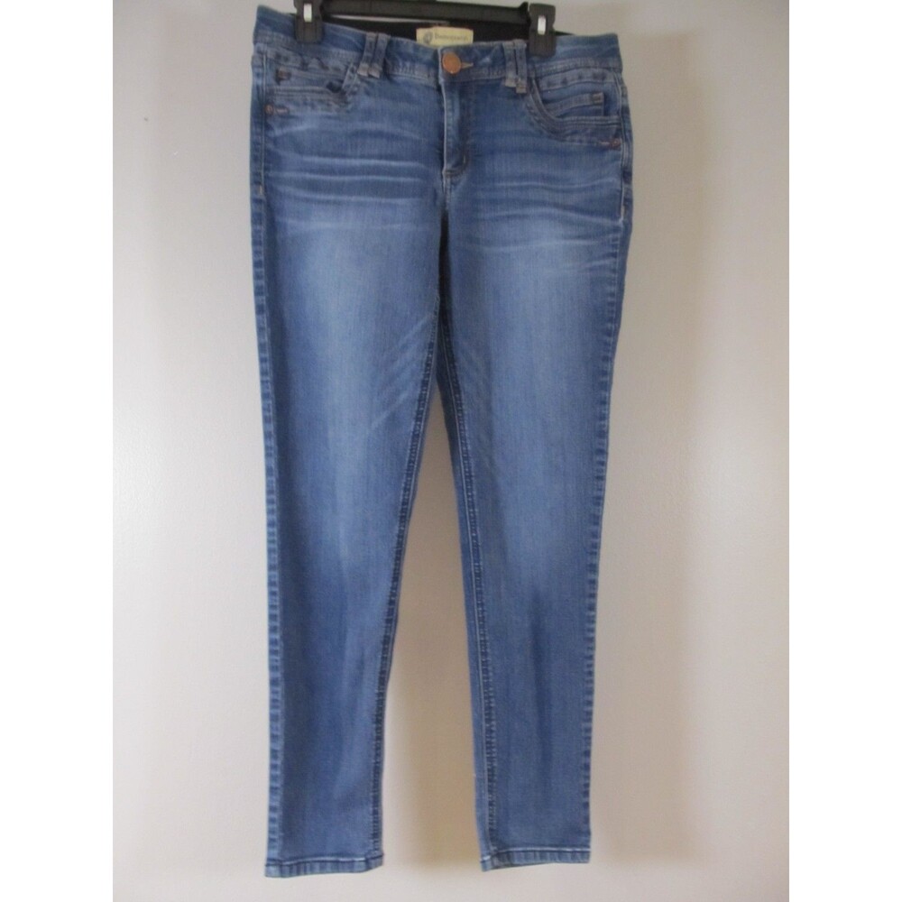 Democracy Ab Technology Skinny Jeans Size 10 Medium Wash Tummy Control Stretch